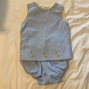 Peggy Green Fish diaper set